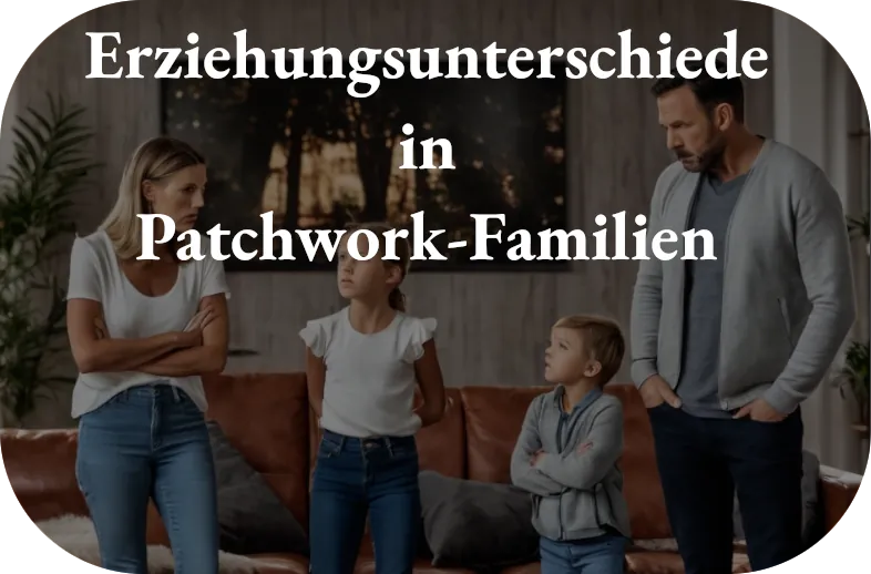 Erziehungsunterschiede in Patchwork-Familien