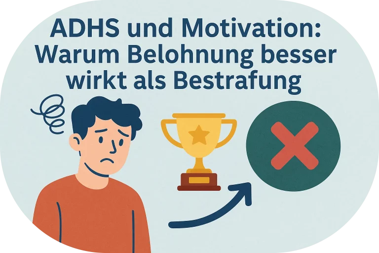 Mehr über den Artikel erfahren ADHS und Motivation: Warum Belohnung besser wirkt als Bestrafung