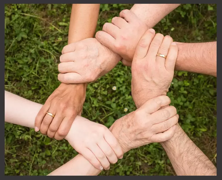 Familien zusammenhalt